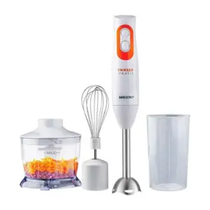 Mixer 3 em 1 Mallory Trikxer 500W 2 Velocidades com Processador e Batedor Branco Mixer 3 em 1 Mallory Trikxer 500W 2 Velocidades com Processador e Batedor Branco