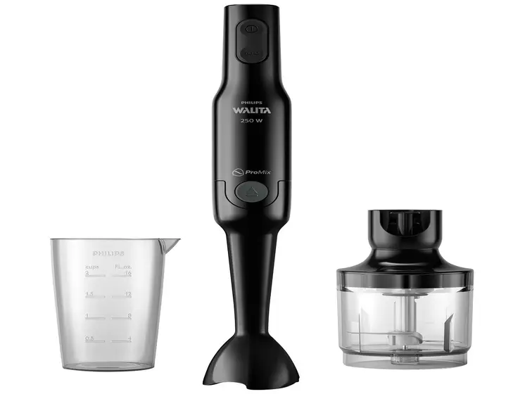 Mixer 2 em 1 Philips Walita Daily 250W 2 Velocidades Preto RI2532/90