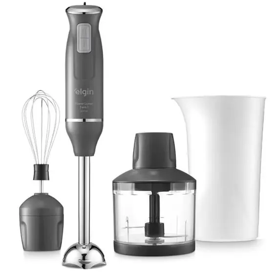 Mixer 3 em 1 Elgin 600W 2 Velocidades com Copo 700ml 127V