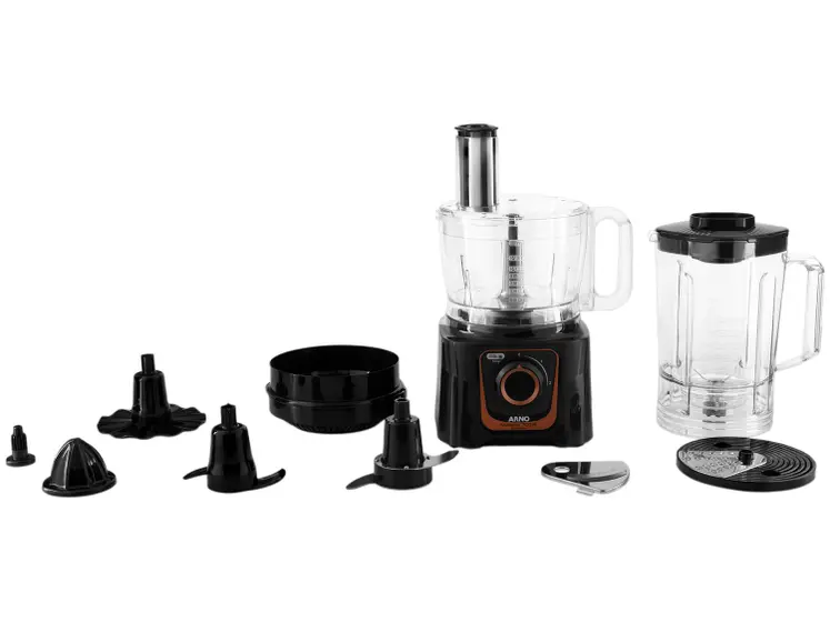 Multiprocessador de Alimentos Arno Multichef Preto 700W 24 Funções MP72