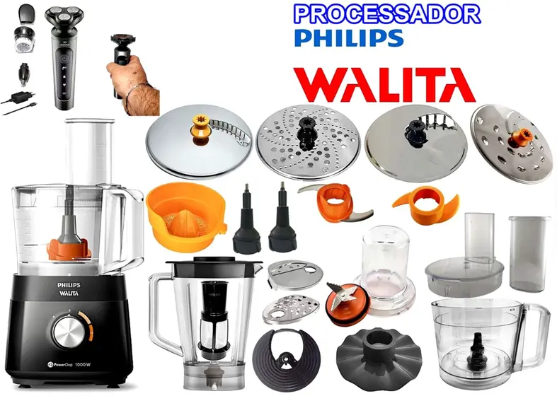 Multiprocessador Philips Walita 1000W 20 Itens 127V