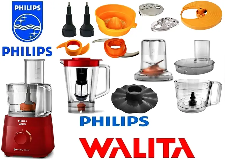 Multiprocessador Philips Walita Vermelho 600W 14 Itens 220V