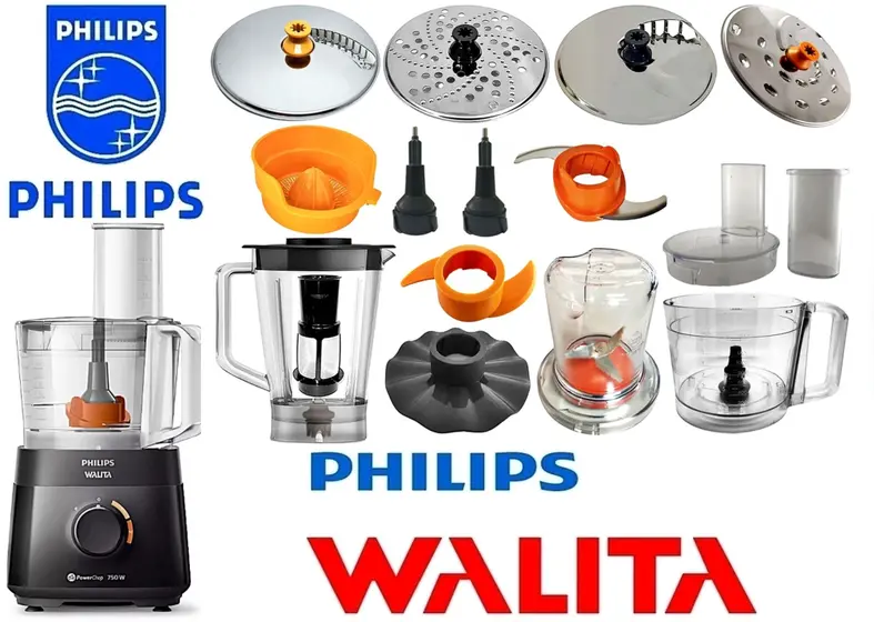 Multiprocessador Philips Walita 750W 16 Itens 4 discos Inox 220V RI7301