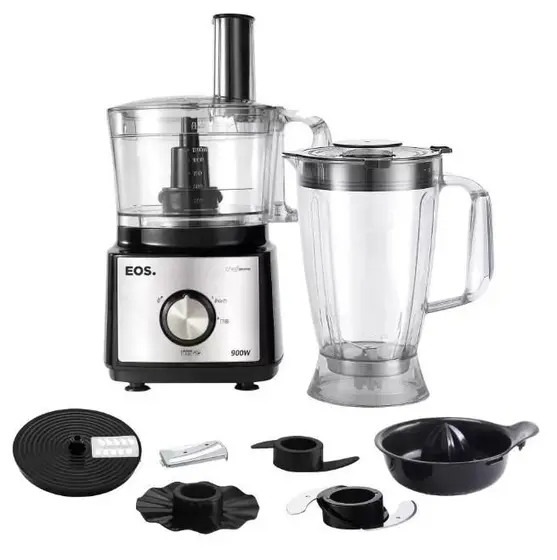 Multiprocessador Liquidificador EOS 7×1 Inox 900W 2 Velocidades 127V