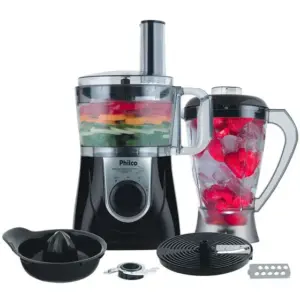 Multiprocessador Philco All In One Citrus Preto 800W Multiprocessador Philco All In One Citrus Preto 800W