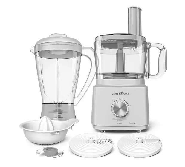 Multiprocessador Britânia All In One 5 em 1 Branco 1000W BMP900B