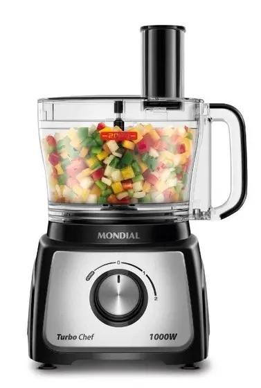 Multiprocessador Mondial Turbo Chef 5 em 1 110V MPN-01-B