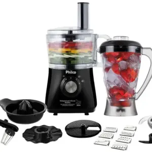 Multiprocessador Philco All In One Maximus 800W 2 Velocidades + Pulsar Multiprocessador Philco All In One Maximus 800W 2 Velocidades + Pulsar