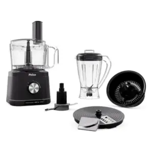 Multiprocessador Philco Concept 5 em 1 Preto 1000W PMP11A Multiprocessador Philco Concept 5 em 1 Preto 1000W PMP11A