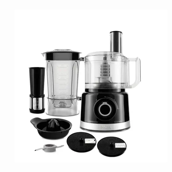 Multiprocessador Philco Multifunções 5 em 1 2 Velocidades com Pulsar PMP10B