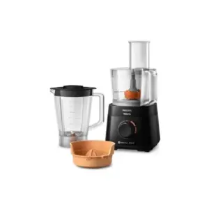 Multiprocessador Philips Walita Luxx Black com Liquidificador 600W Multiprocessador Philips Walita Luxx Black com Liquidificador 600W