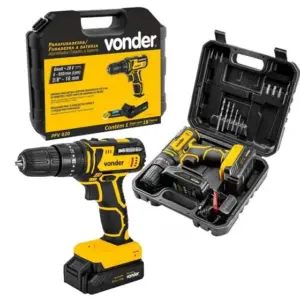 Parafusadeira Vonder 3/8 20V com 2 Baterias e Carregador Bivolt
