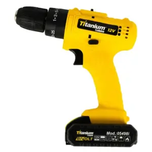 Parafusadeira de Impacto à Bateria Titanium 12V com 34 Peças 05784