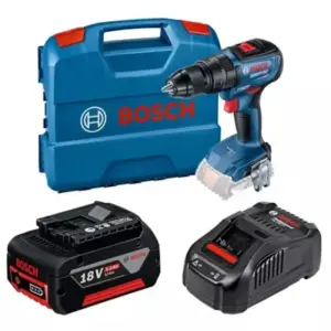 Parafusadeira Bosch GSB 18V-50 Brushless com Bateria 18V 5Ah