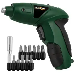 Parafusadeira Britânia 4.8V 200 RPM com 11 Bits BPF01