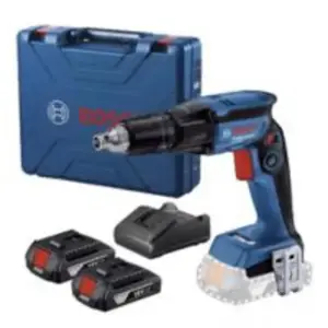 Parafusadeira Drywall Bosch 18V para Gesso com 2 Baterias GTB 185-LI Parafusadeira Drywall Bosch 18V para Gesso com 2 Baterias GTB 185-LI