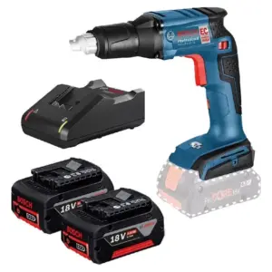 Parafusadeira Drywall Bosch com 2 Baterias e Carregador GSR 18 V-EC TE Parafusadeira Drywall Bosch com 2 Baterias e Carregador GSR 18 V-EC TE