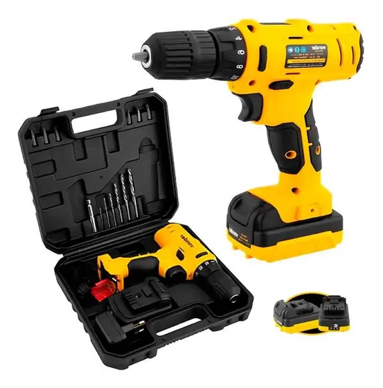 Parafusadeira e Furadeira a Bateria Vonder PFV120 12V Bivolt