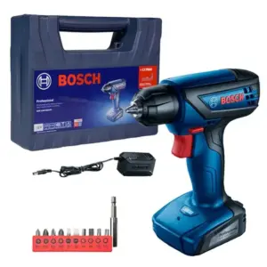 Parafusadeira e Furadeira a Bateria Bosch Smart GSR1000 com Maleta Bivolt 06019F40E3 Parafusadeira e Furadeira a Bateria Bosch Smart GSR1000 com Maleta Bivolt 06019F40E3
