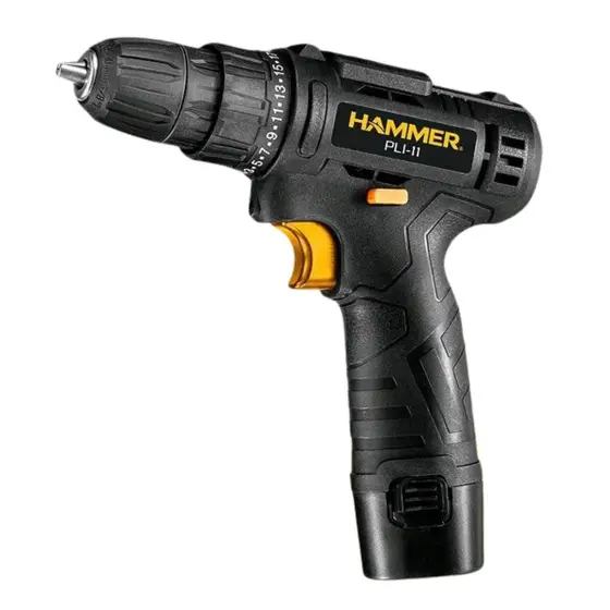 Parafusadeira Furadeira a Bateria Hammer PLI-11 12V