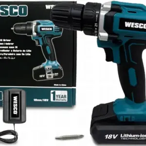 Parafusadeira Furadeira à Bateria Wesco 18V Lítio WS2972 Parafusadeira Furadeira à Bateria Wesco 18V Lítio WS2972