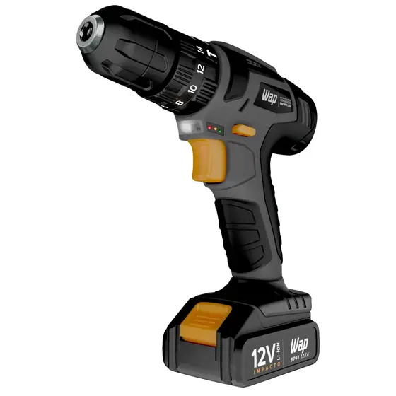 Parafusadeira e Furadeira de Impacto Wap BPFI 12K4 com Bateria Removível