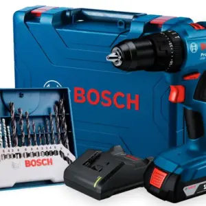Parafusadeira e Furadeira de Impacto Bosch GSB 180-LI 18V com Kit