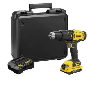 Parafusadeira de Impacto Stanley 20V com 1 Bateria 1.5Ah para Concreto SCD711C1K