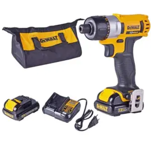 Parafusadeira Furadeira à Bateria Dewalt 1/4 Lítio DCF610S2-B2