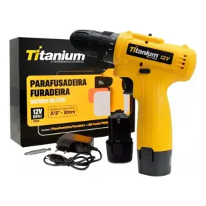 Parafusadeira Furadeira Titanium 12V 1.2Ah 6238 Parafusadeira Furadeira Titanium 12V 1.2Ah 6238