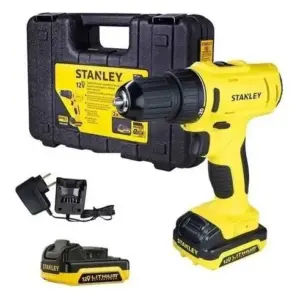 Parafusadeira Furadeira Stanley 12V Bivolt com 2 Baterias SCD121S2K Parafusadeira Furadeira Stanley 12V Bivolt com 2 Baterias SCD121S2K