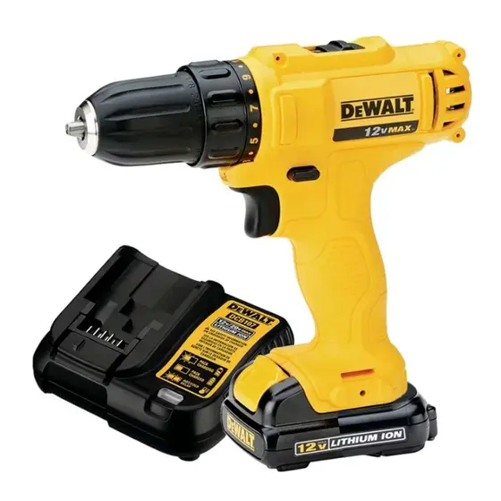 Parafusadeira Furadeira DeWalt DCD700LC1-BR 3/8″ 12V