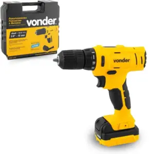 Parafusadeira Furadeira à Bateria Vonder 12V Bivolt PFV 120 Parafusadeira Furadeira à Bateria Vonder 12V Bivolt PFV 120