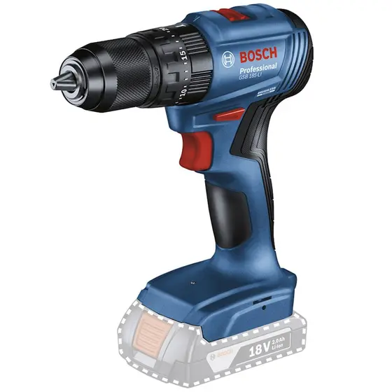 Parafusadeira Furadeira à Bateria Bosch 18V 1900 RPM GSB 185-LI