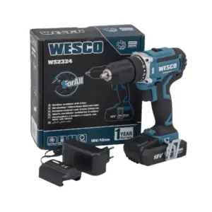 Parafusadeira Furadeira à Bateria Wesco 18V Portátil Motor Brushless WS2324 Parafusadeira Furadeira à Bateria Wesco 18V Portátil Motor Brushless WS2324