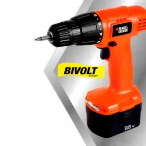 Parafusadeira Furadeira Black & Decker 9.6V Bivolt CD961 Parafusadeira Furadeira Black & Decker 9.6V Bivolt CD961