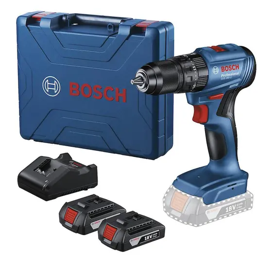 Parafusadeira Furadeira de Impacto Bosch GSB 185-LI 2B Azul