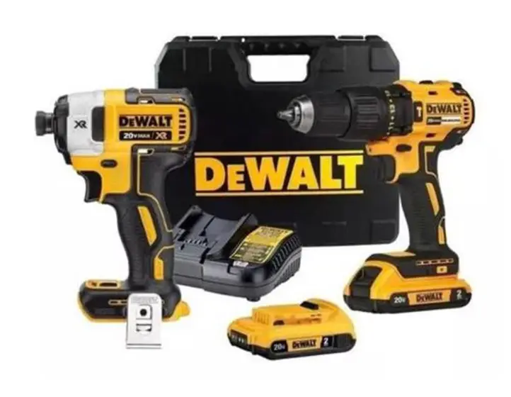 Kit Furadeira de Impacto DeWalt DCD778 + Chave de Impacto DCF887 20V