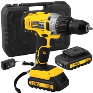 Parafusadeira Furadeira de Impacto à Bateria Vonder 20V 5 Peças PFV 200I