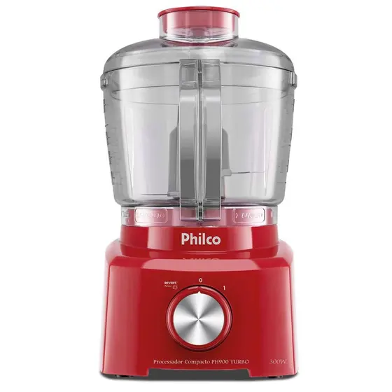 Processador Compacto Philco Turbo Vermelho 127V PH900