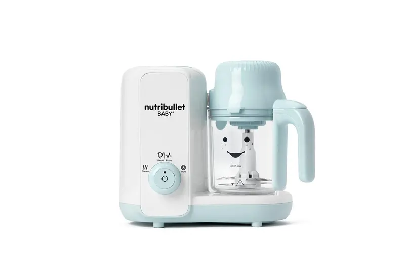Processador de Alimentos NutriBullet Baby Steam + Blend Branco/Azul