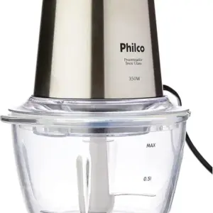 Processador Philco Inox Glass Preto 127V