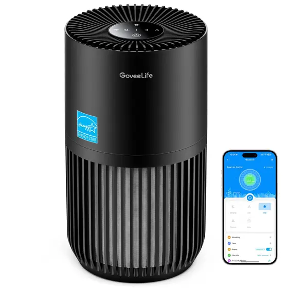 Purificador de Ar GoveeLife Mini HEPA Smart Filter para Quarto