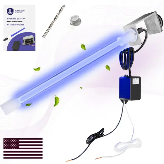 Purificador de Ar UV Mammoth Light BioShielDuv para Sistema HVAC 18W 24V