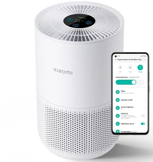 Purificador de Ar Xiaomi com Filtro HEPA H13 para Quarto