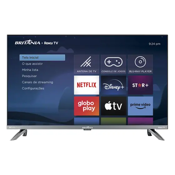 Smart TV LED Britânia 32″ Dolby Audio BTV32G7PR2CSGBLH
