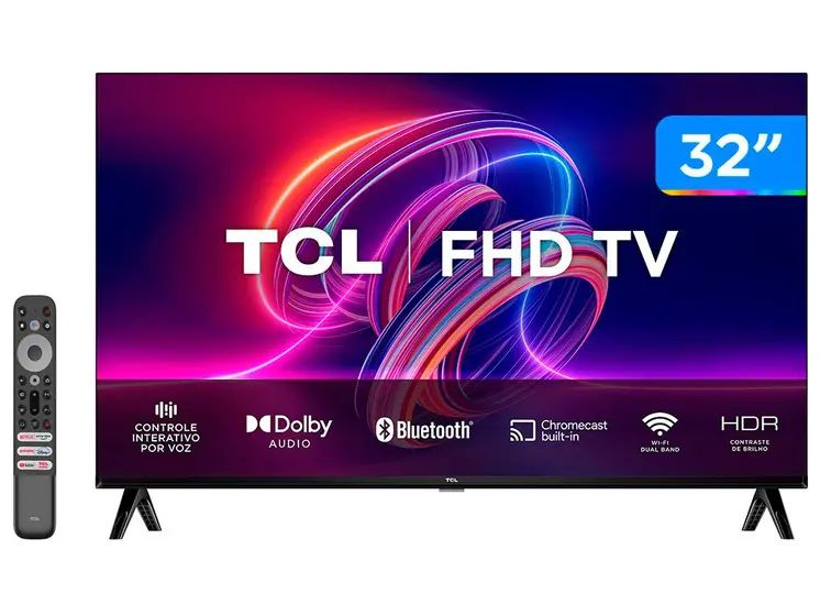 Smart TV LED TCL 32″ Full HD Android TV 32S5400A