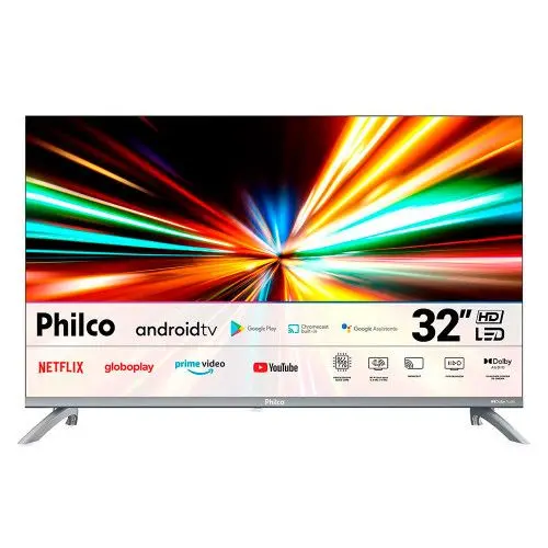 Smart TV LED Philco 32″ HD Android TV PTV32M9GACGB