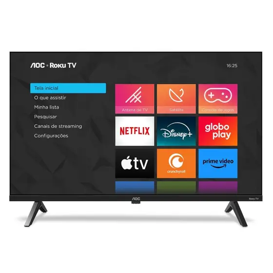 Smart TV DLED AOC 40″ HD Roku TV 40S5045/78