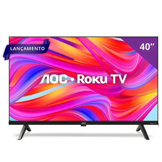 Smart TV DLED AOC 40″ Full HD Roku TV 40S5045/78G